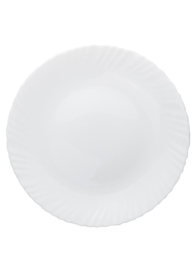 كويزين أرت طقم عشاء أوبال وير أورا 18 قطعة أبيض - Image 4